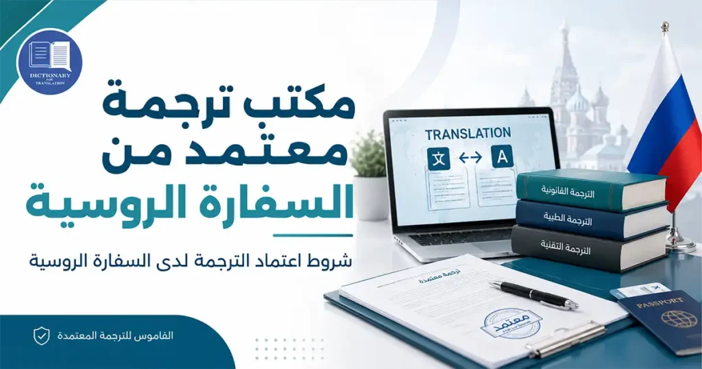 مكتب ترجمة معتمد من السفارة الروسية