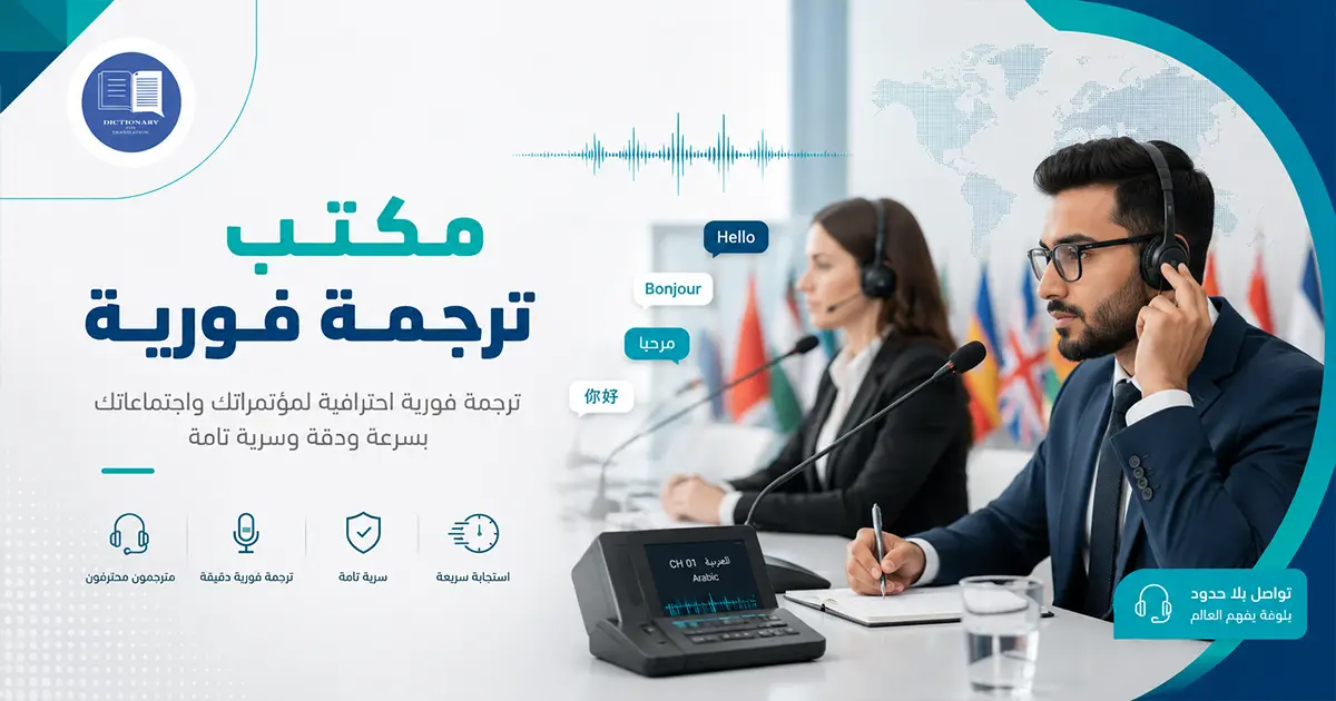 مكتب ترجمة فورية