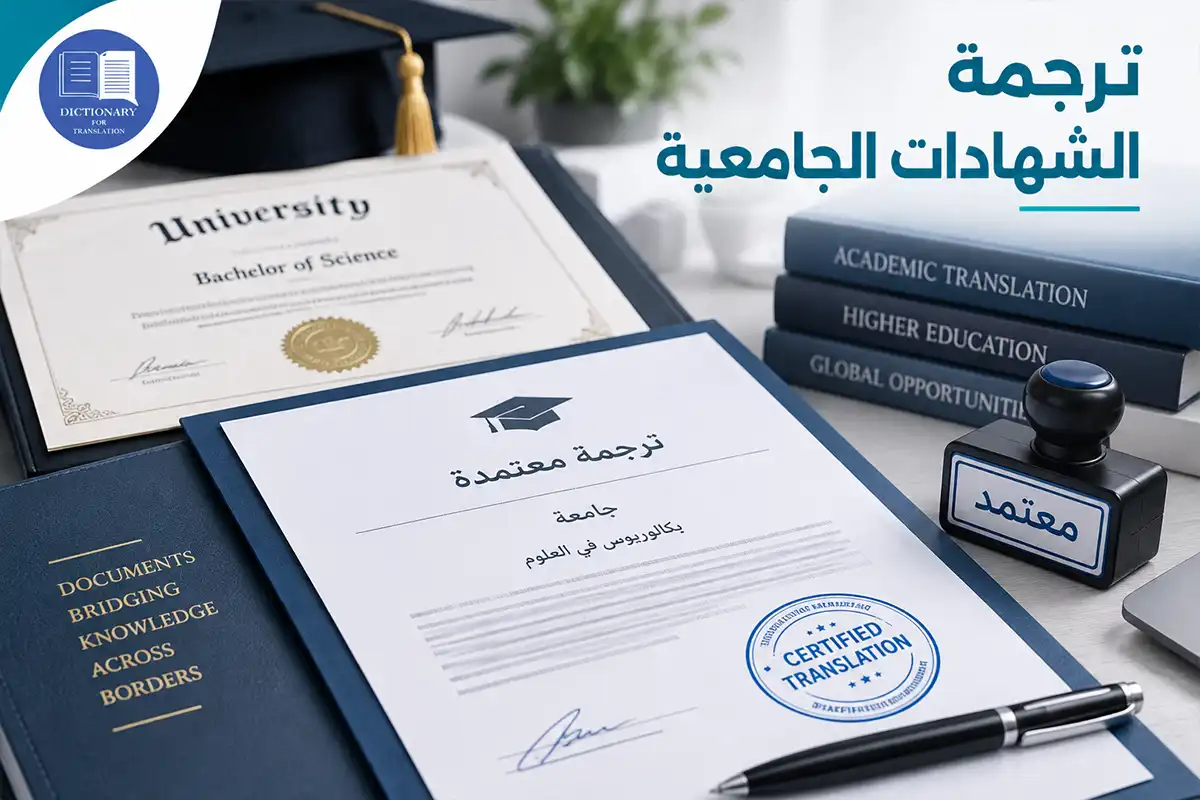 ترجمة الشهادات الجامعية