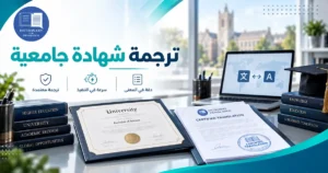ترجمة شهادة جامعية