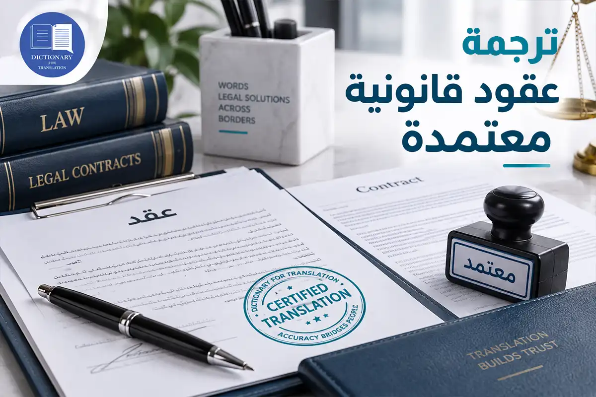 ترجمة عقود قانونية معتمدة