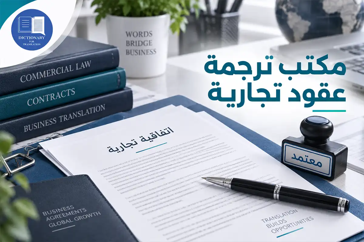 مكتب ترجمة عقود تجارية